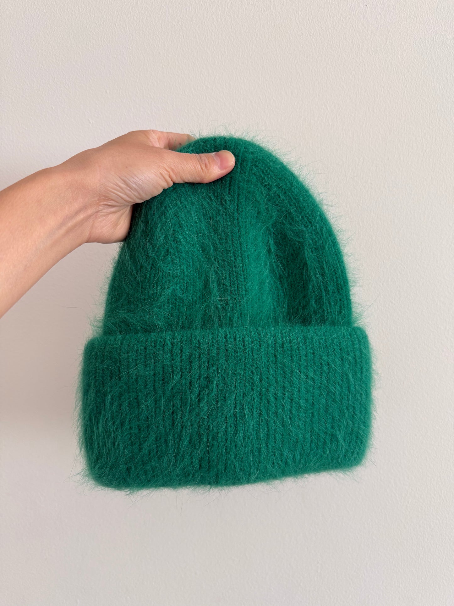 FLUFFY ANGORA BEANIE -  Mid of Oct