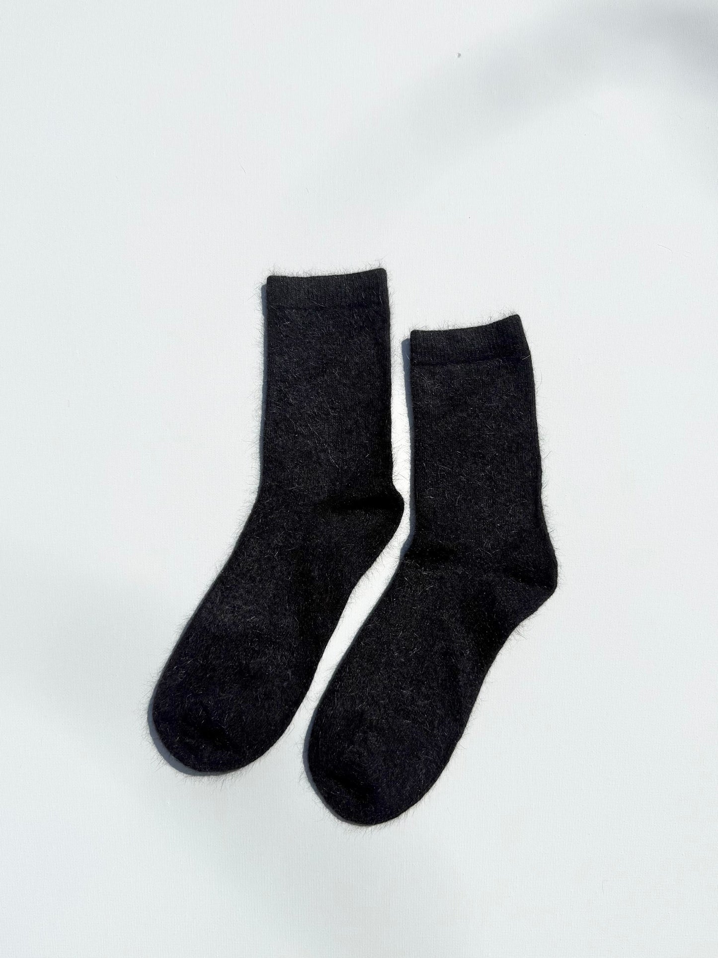 FLUFFY ANGORA SOCKS