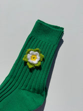 Load image into Gallery viewer, CROCHET DAFFODILS COTTON SOCKS