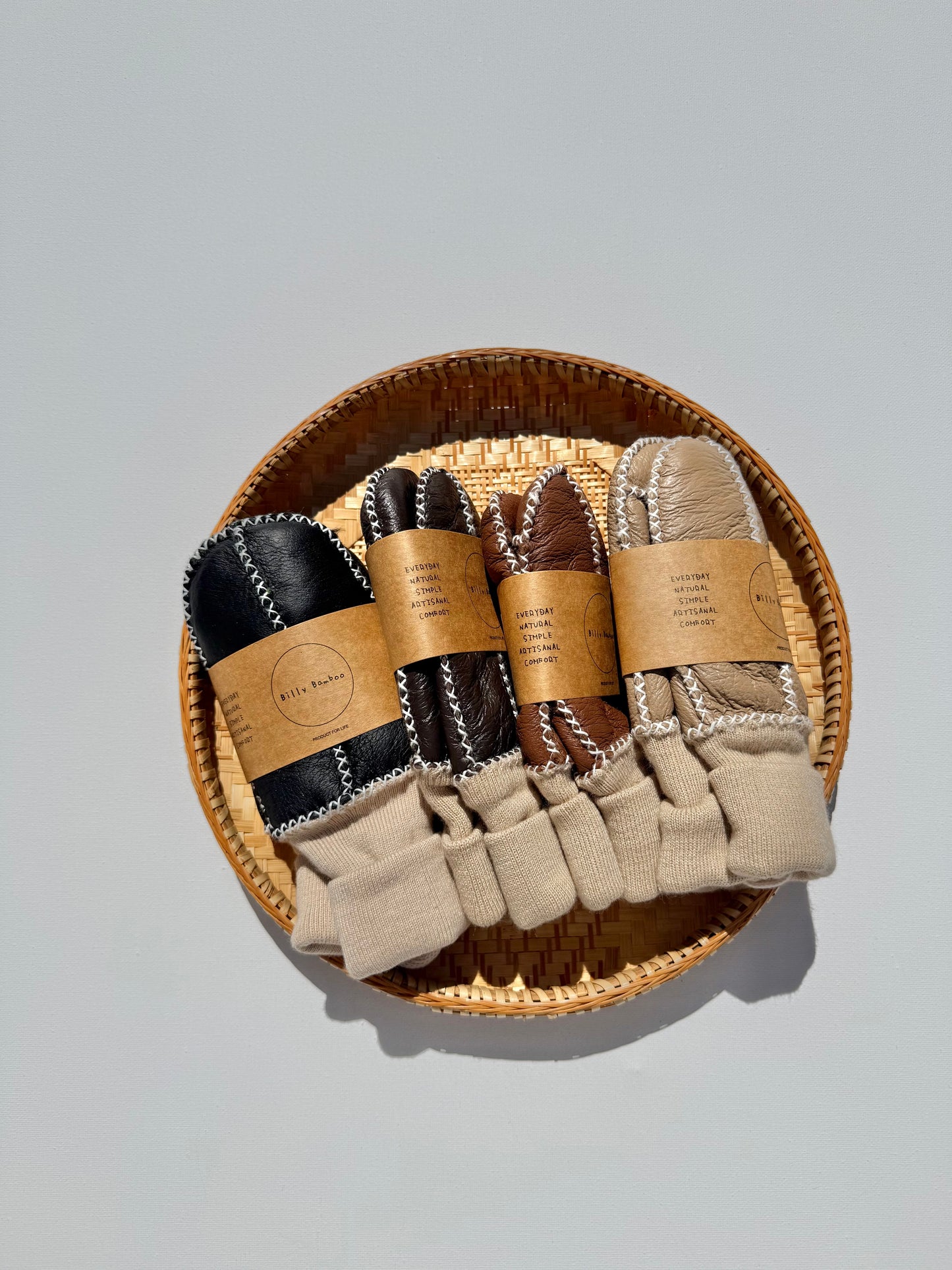 KIDS SHEARLING MITTENS