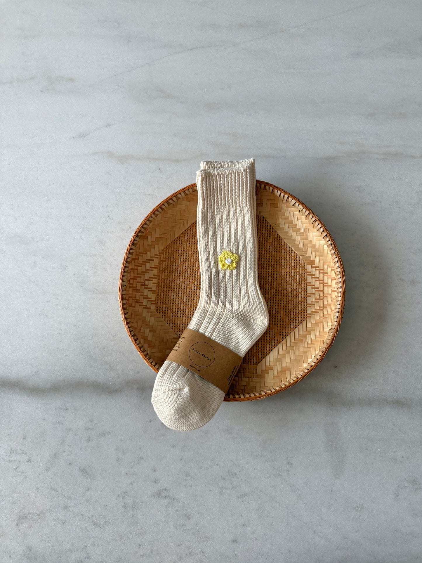 CROCHET HAPPY FLOWER SOCKS