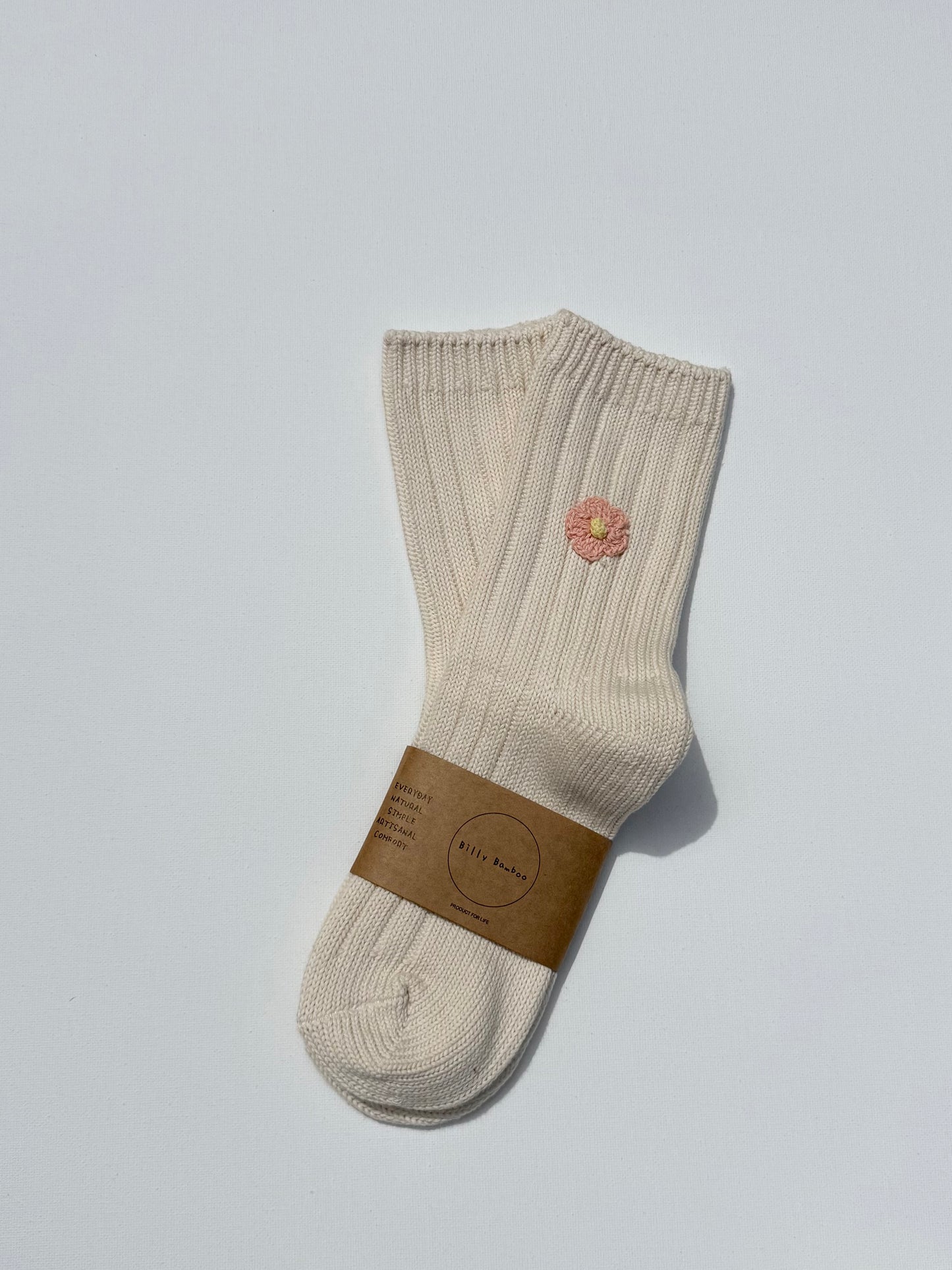 CROCHET HAPPY FLOWER SOCKS