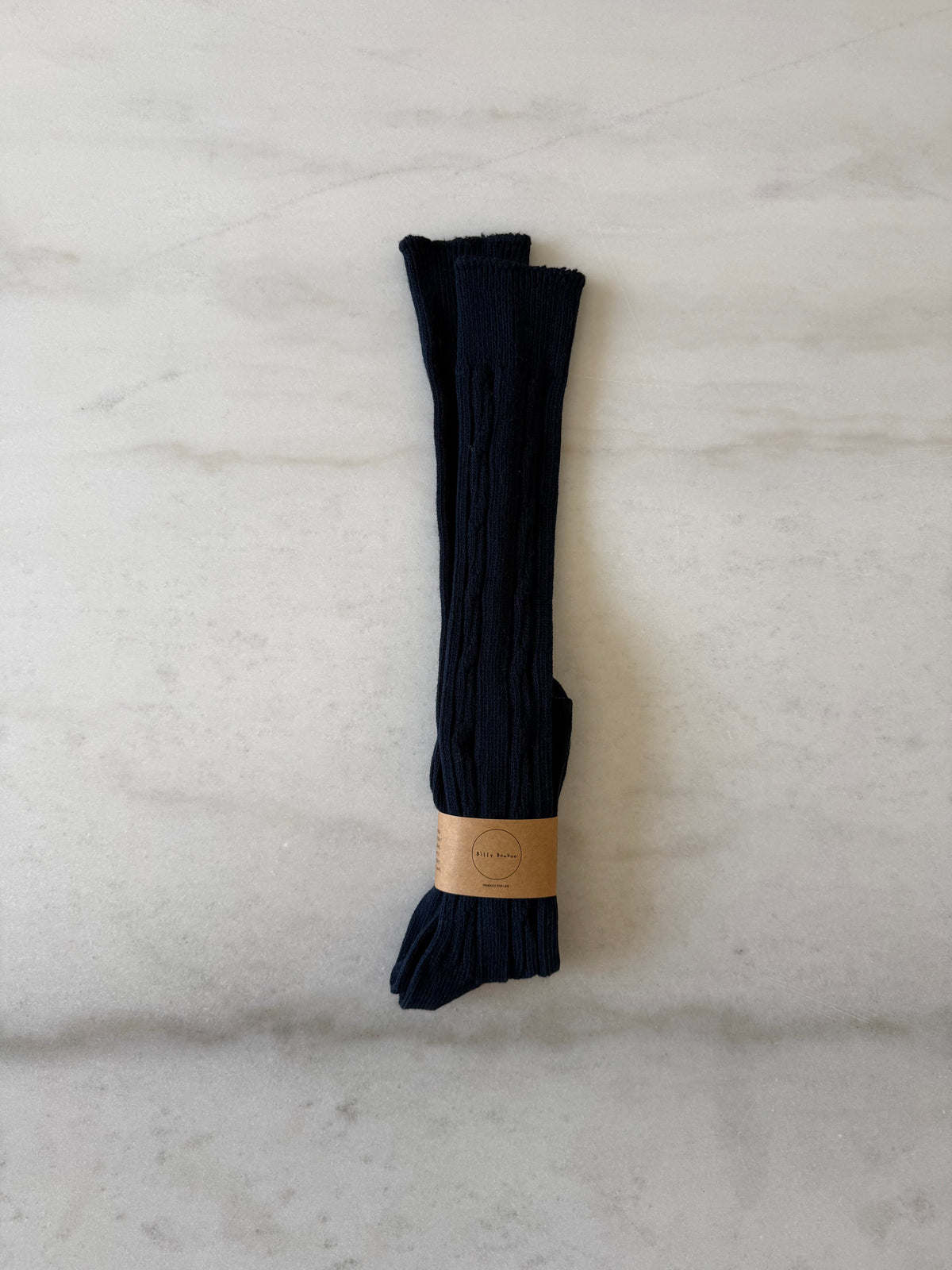 CANADA COTTON CABLE KNEE SOCKS