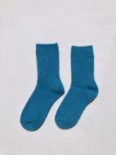 Load image into Gallery viewer, ANGORA WOOL SOCKS - crystal bright