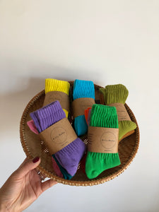 TODDLER COLOR SOCK - pack of 3