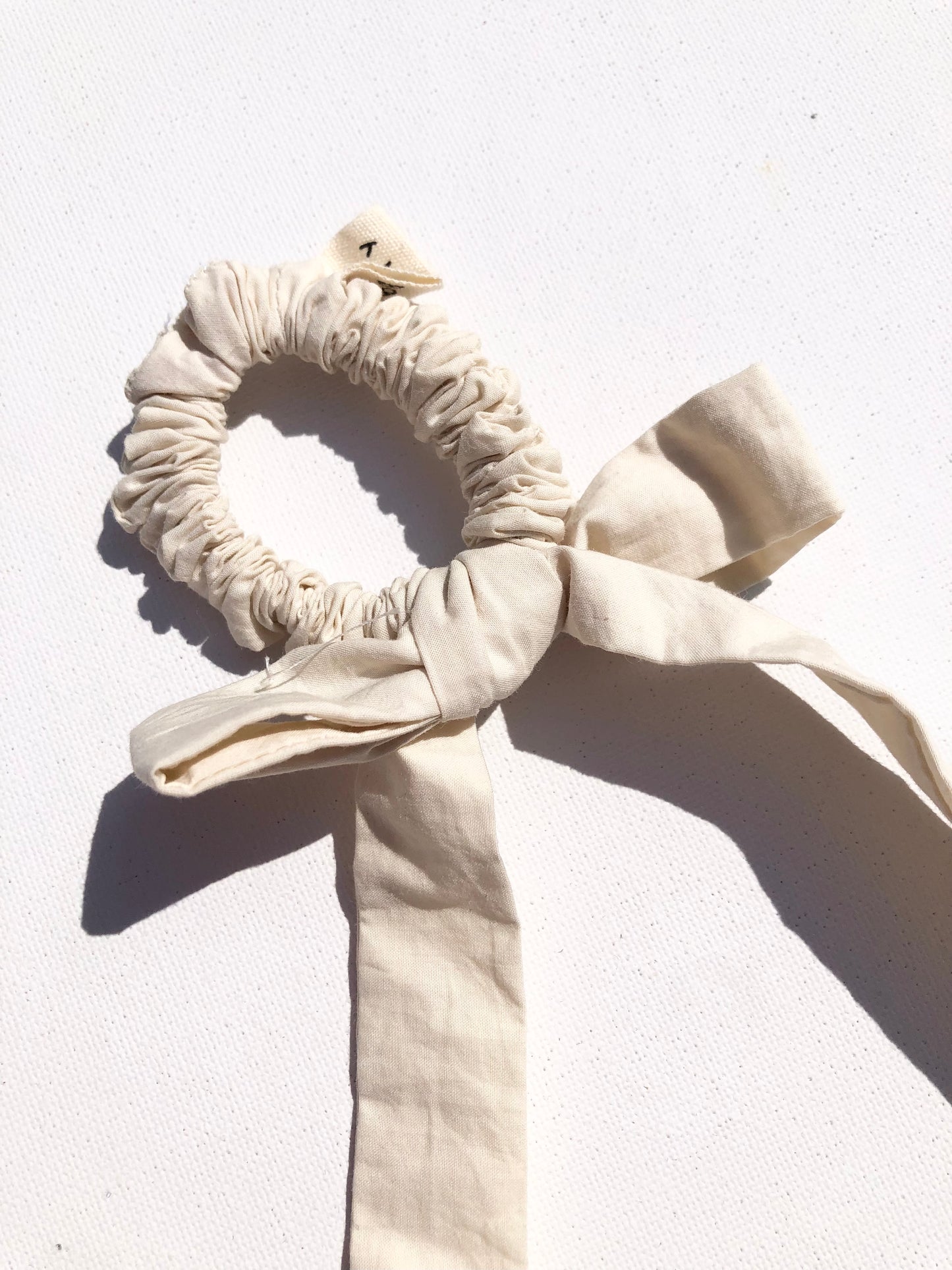 COTTON POPLIN MINI BOW SCRUNCHIES