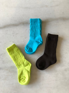 TODDLER COLOR SOCK - pack of 3
