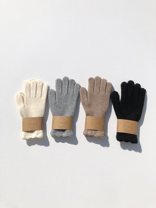 FUZZY WOOL SCREEN TOUCH GLOVES