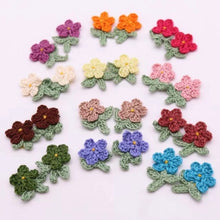 Load image into Gallery viewer, CROCHET FIELD ROSE SOCKS