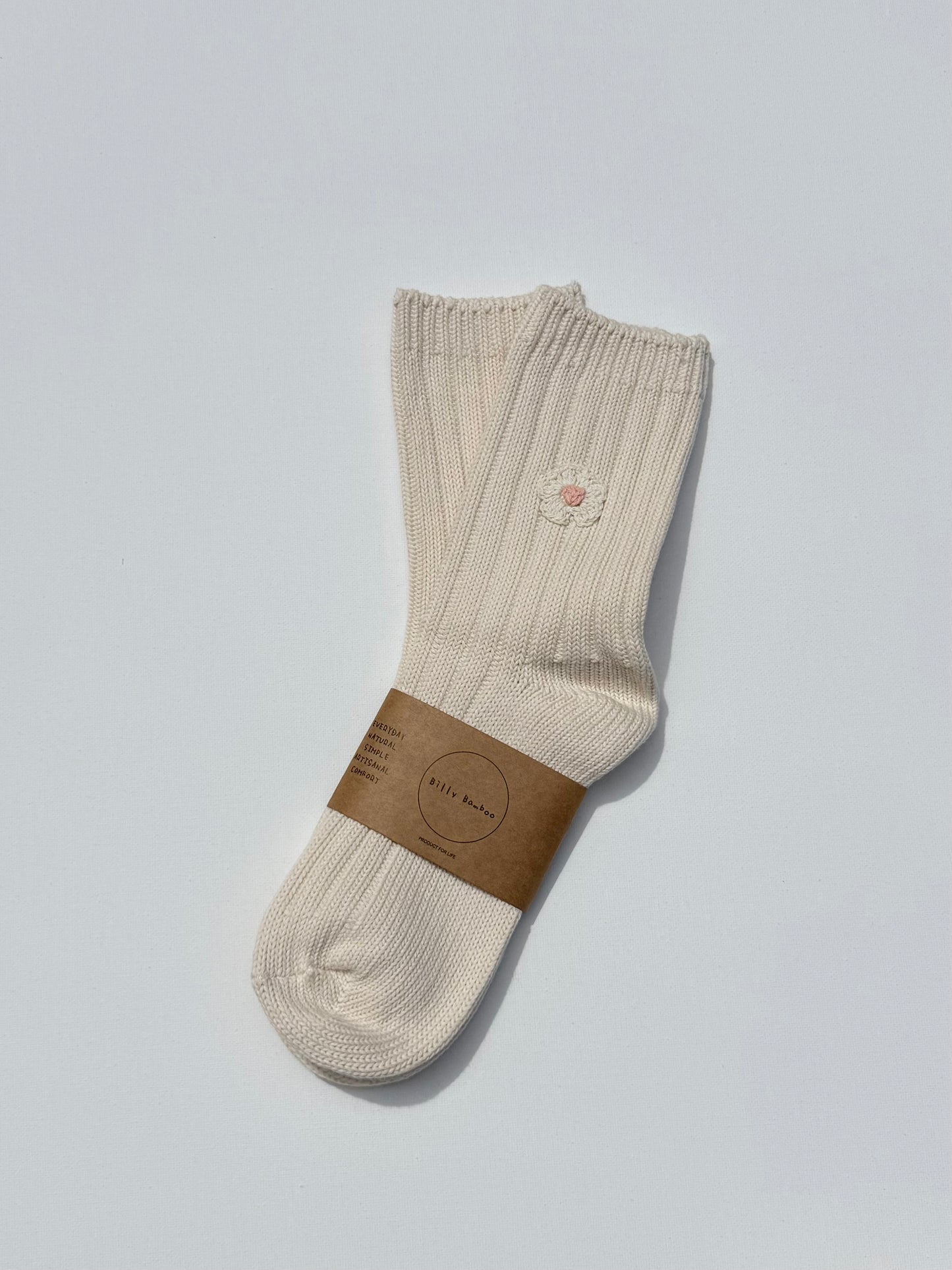 CROCHET HAPPY FLOWER SOCKS