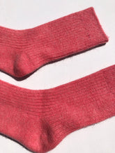 Load image into Gallery viewer, ANGORA WOOL SOCKS - crystal bright
