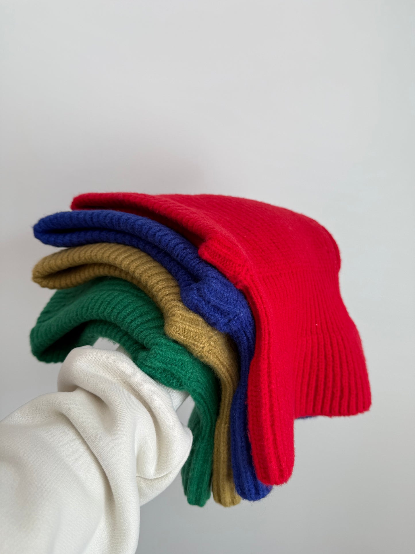 KIDS CHUNKY RIB BALACLAVA - crystal bright