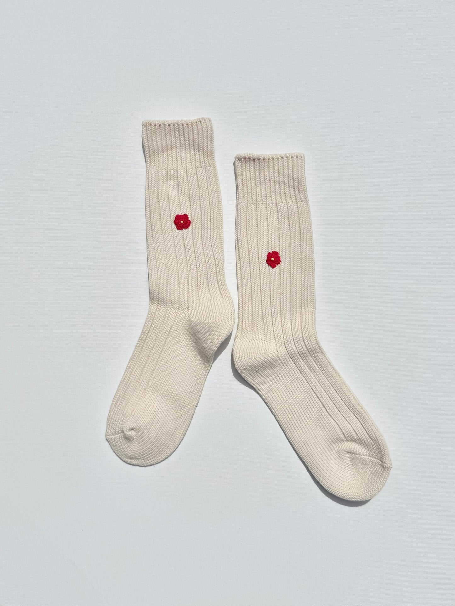 CROCHET MINI FLOWER SOCKS