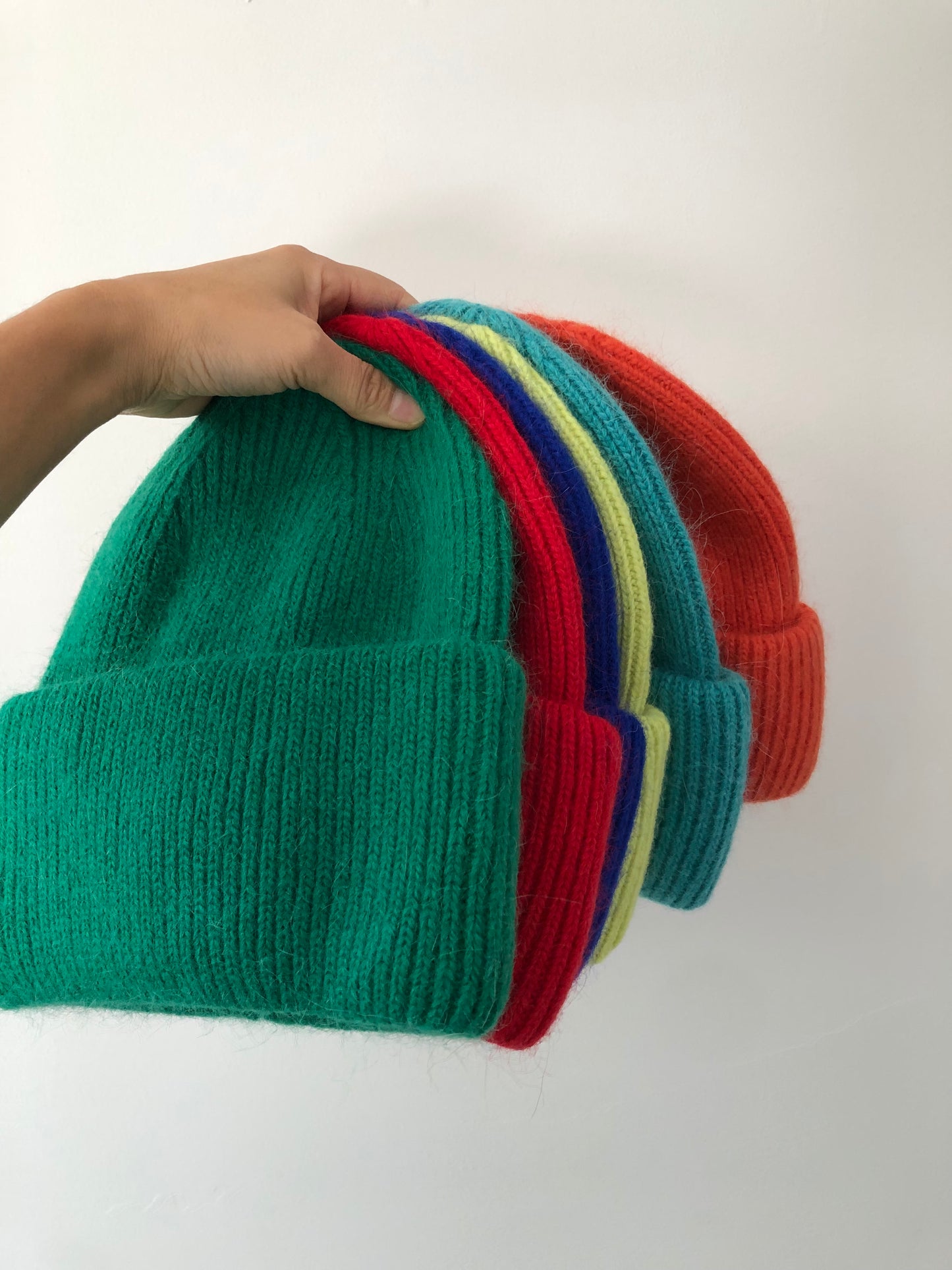 ROYAL ANGORA BEANIE - crystal brights