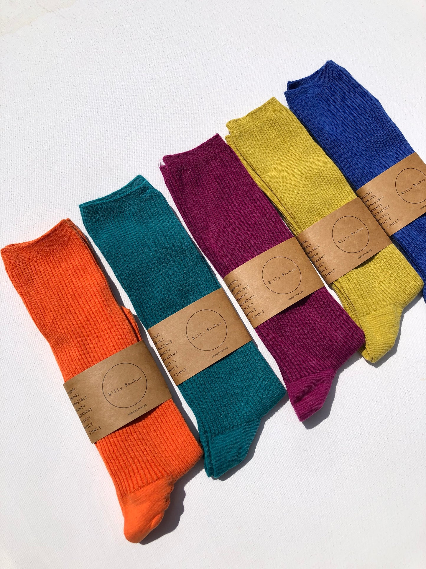 SMART HIGH COTTON SOCKS - bright