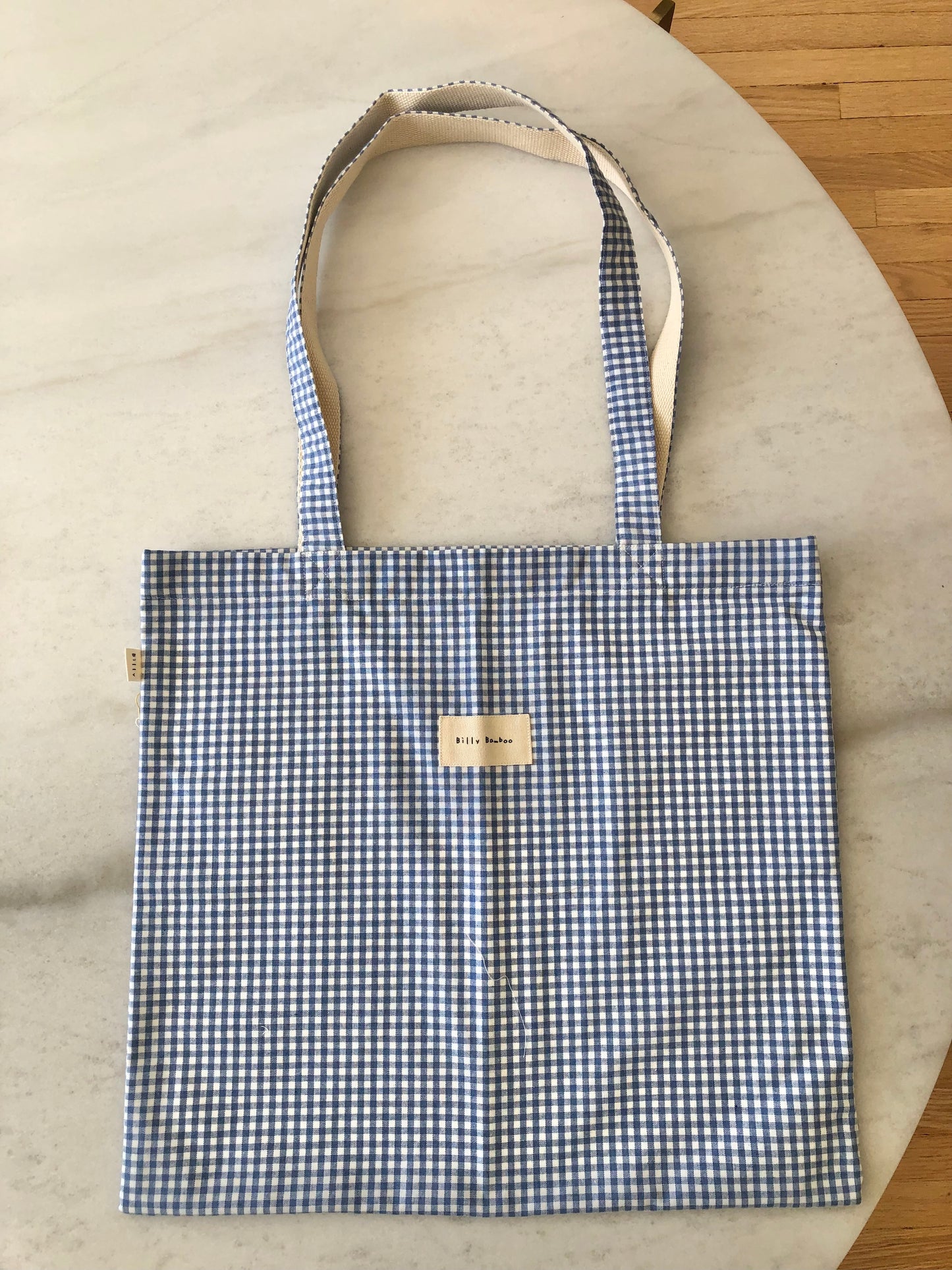 GINGHAM TOTE BAG