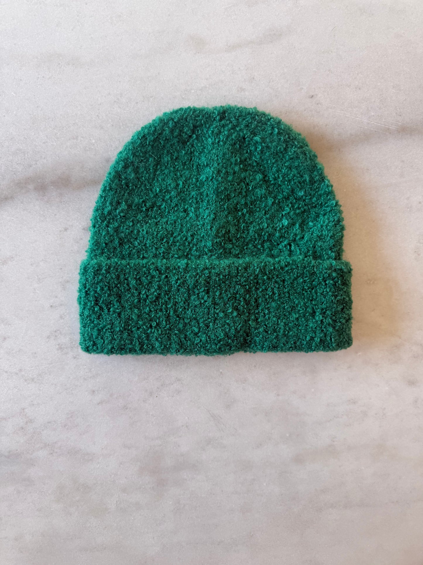 WOOL BOUCLE BEANIE