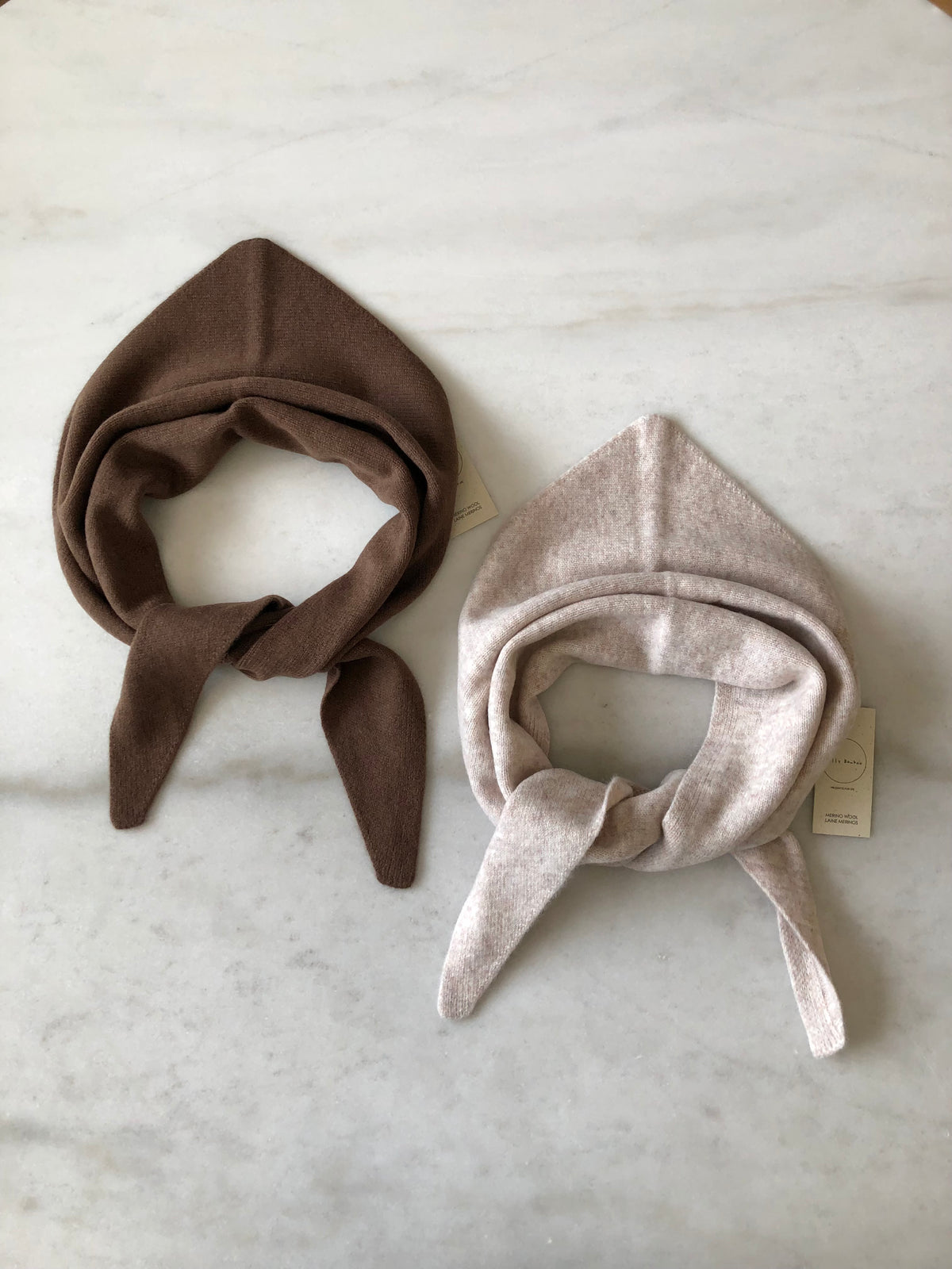 MERINO WOOL CRAVAT SCARF - End of September