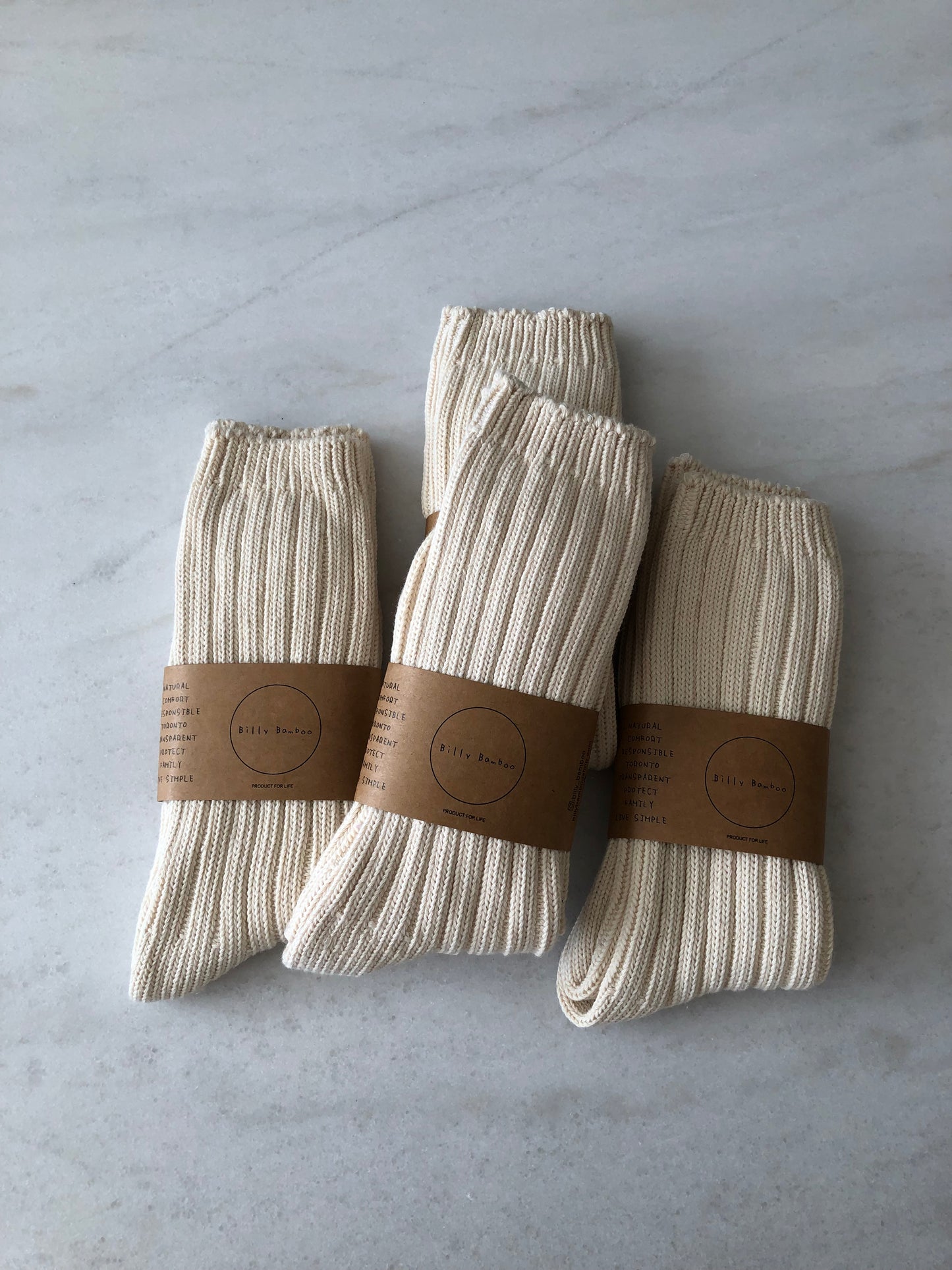 MEN’S CHUNKY RIBBED HIGH SOCKS