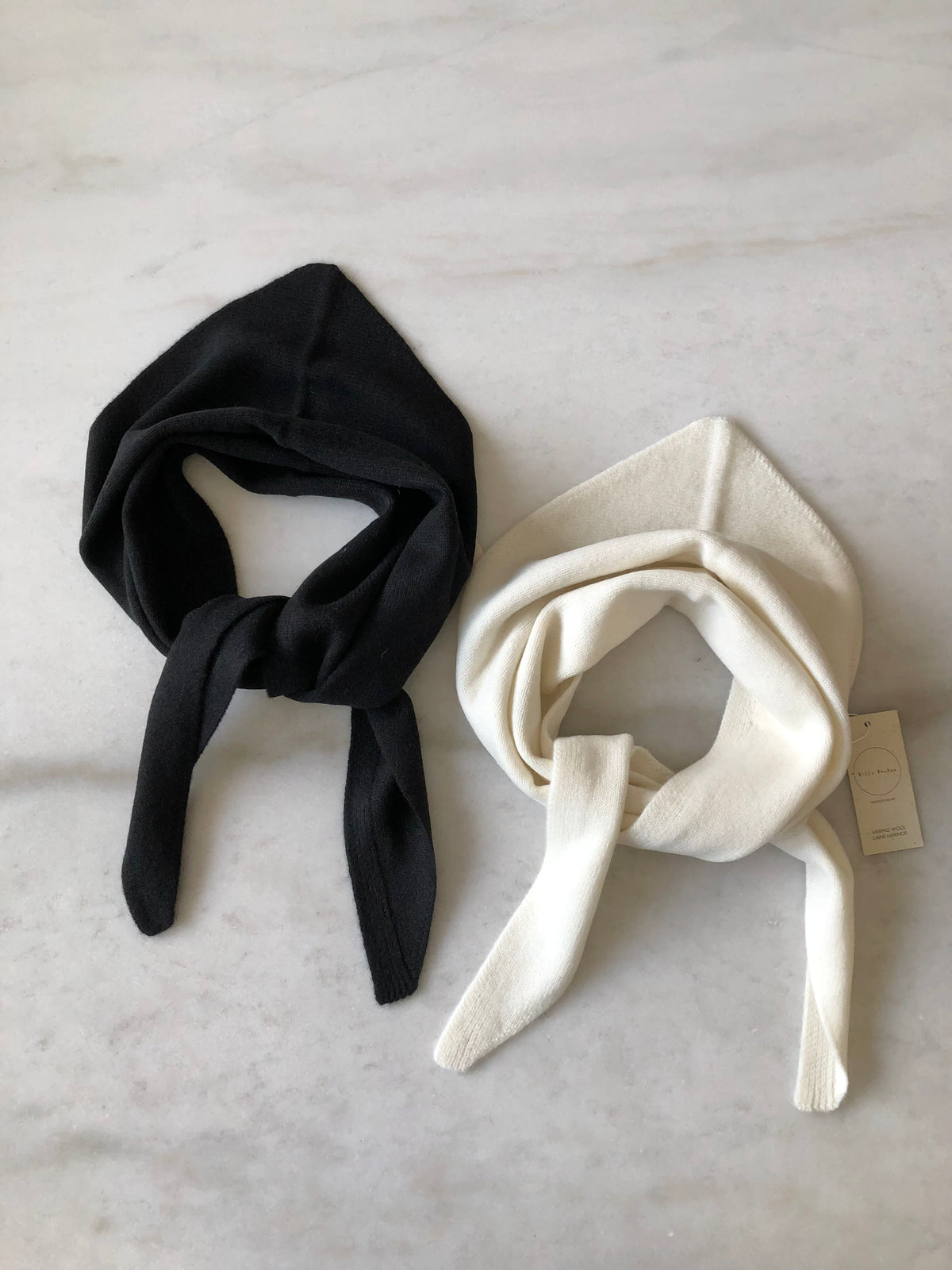 MERINO WOOL CRAVAT SCARF - End of September