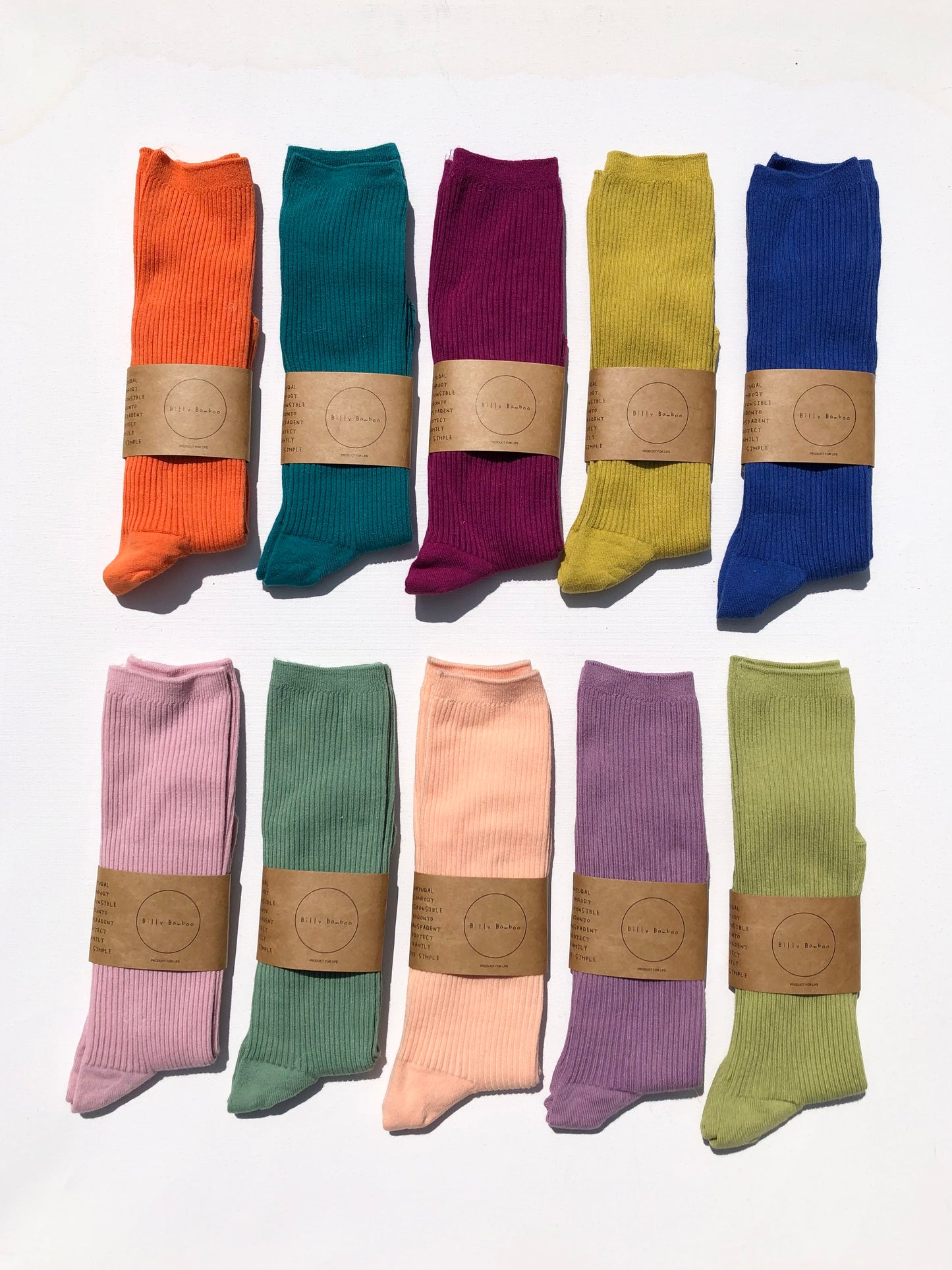 SMART HIGH COTTON SOCKS - bright