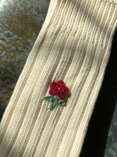 Load image into Gallery viewer, CROCHET FIELD ROSE SOCKS