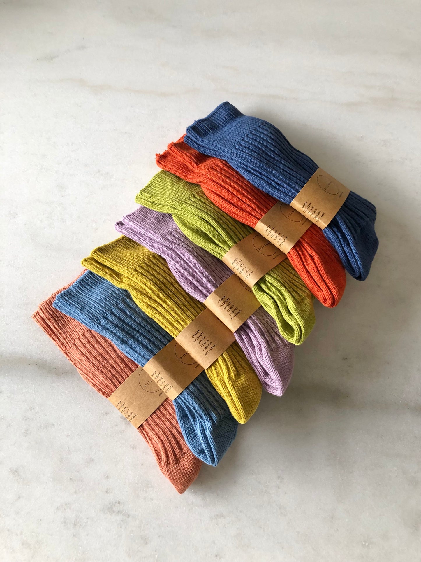 RIBBED COTTON HIGH SOCKS