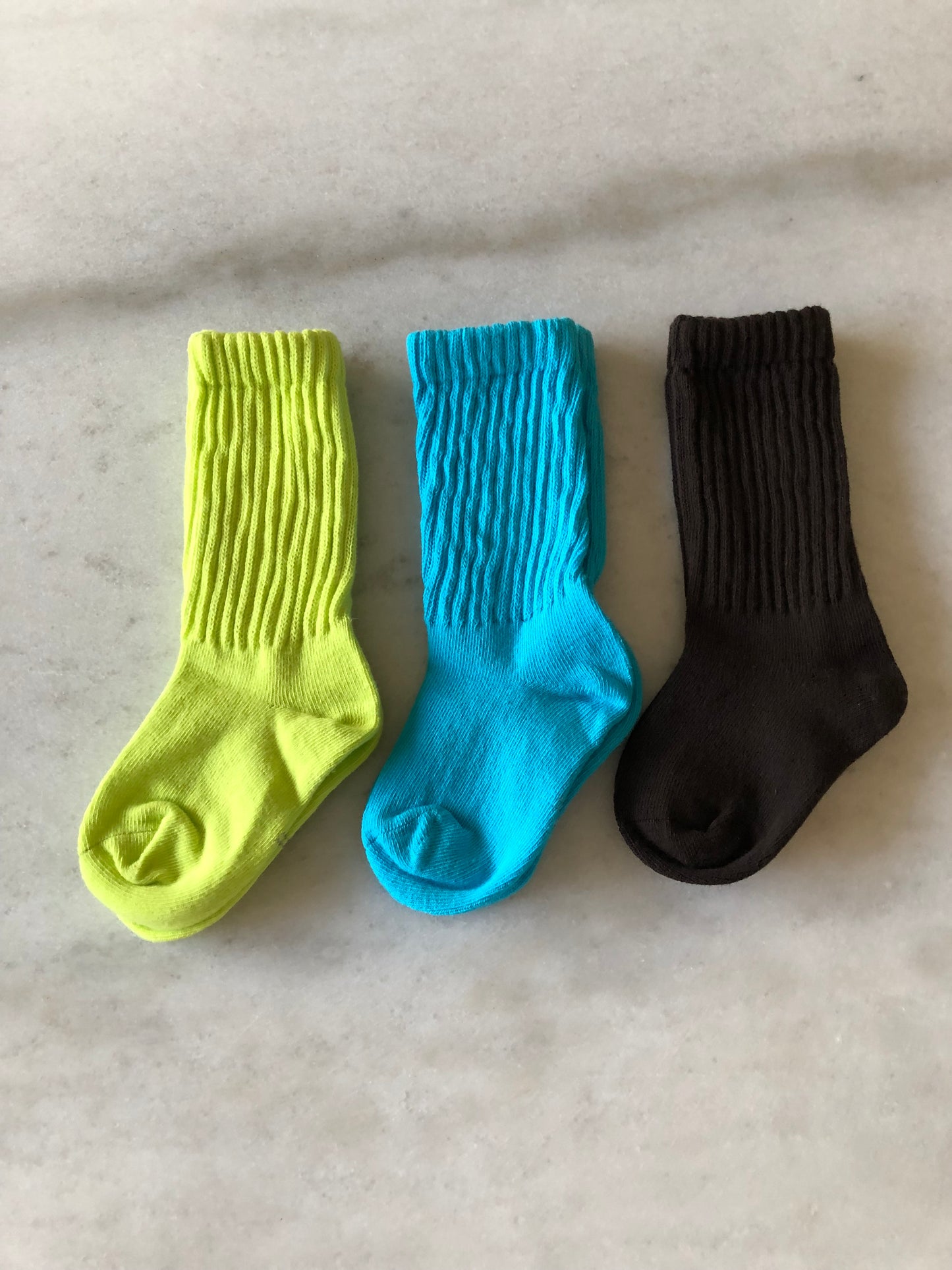 TODDLER RIBBED COTTON SOCK - Pack of 3