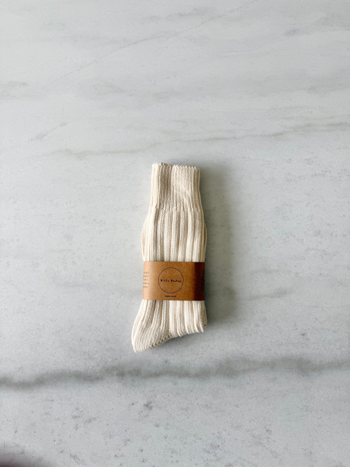 MEN’S CHUNKY RIBBED HIGH SOCKS