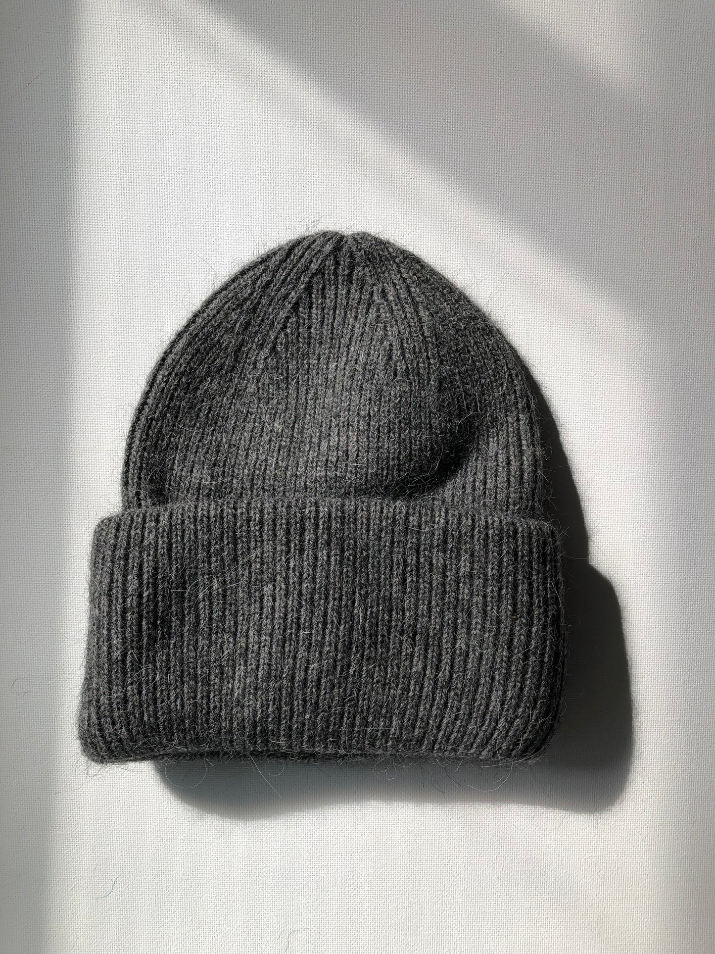 ROYAL ANGORA BEANIE - neutral