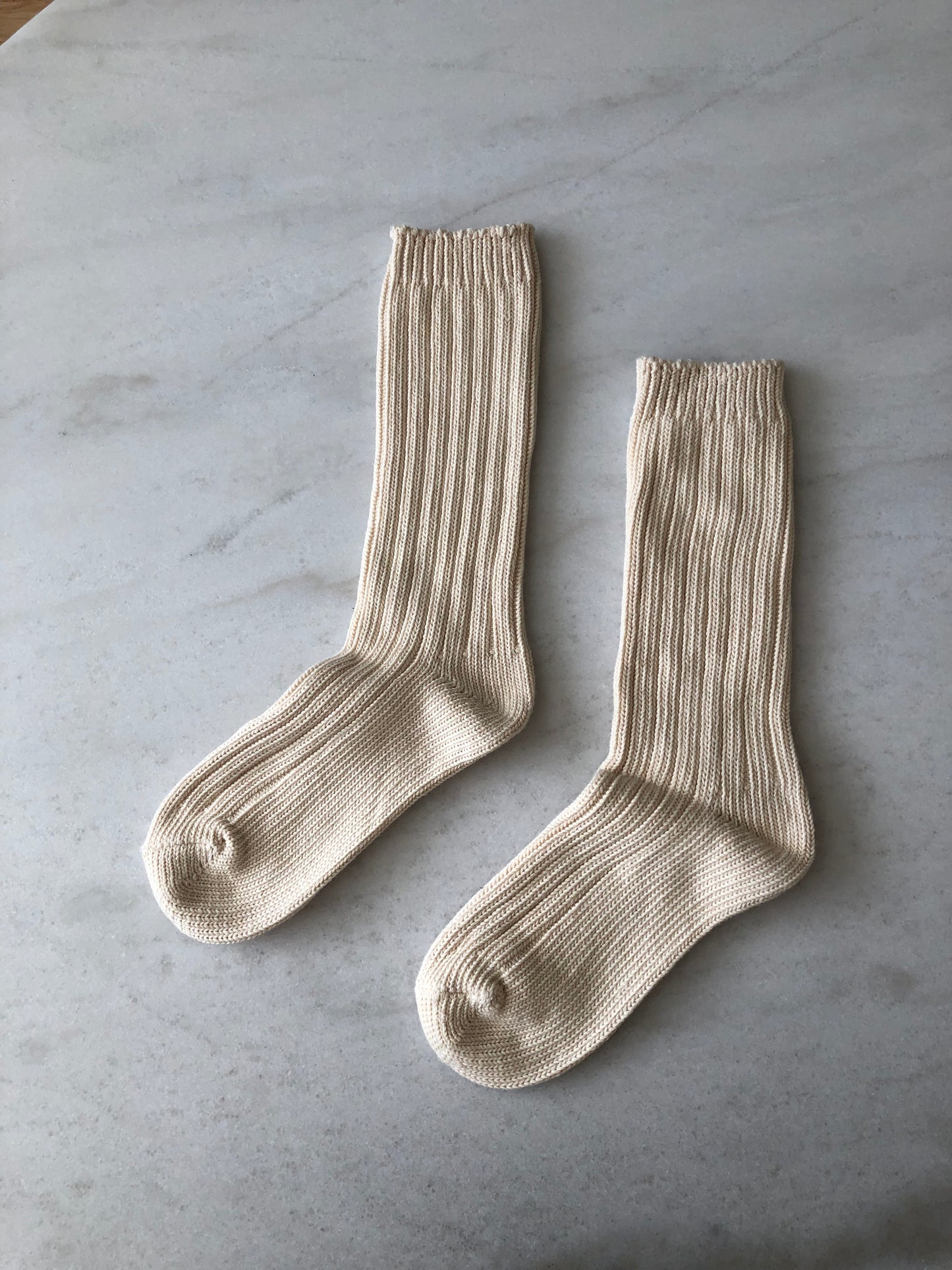 MEN’S CHUNKY RIBBED HIGH SOCKS