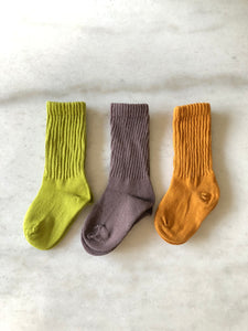 TODDLER COLOR SOCK - pack of 3
