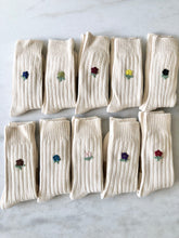 Load image into Gallery viewer, CROCHET FIELD ROSE SOCKS