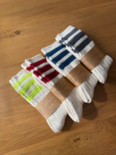 Load image into Gallery viewer, MEN’S COLLEGE STRIPE SOCKS