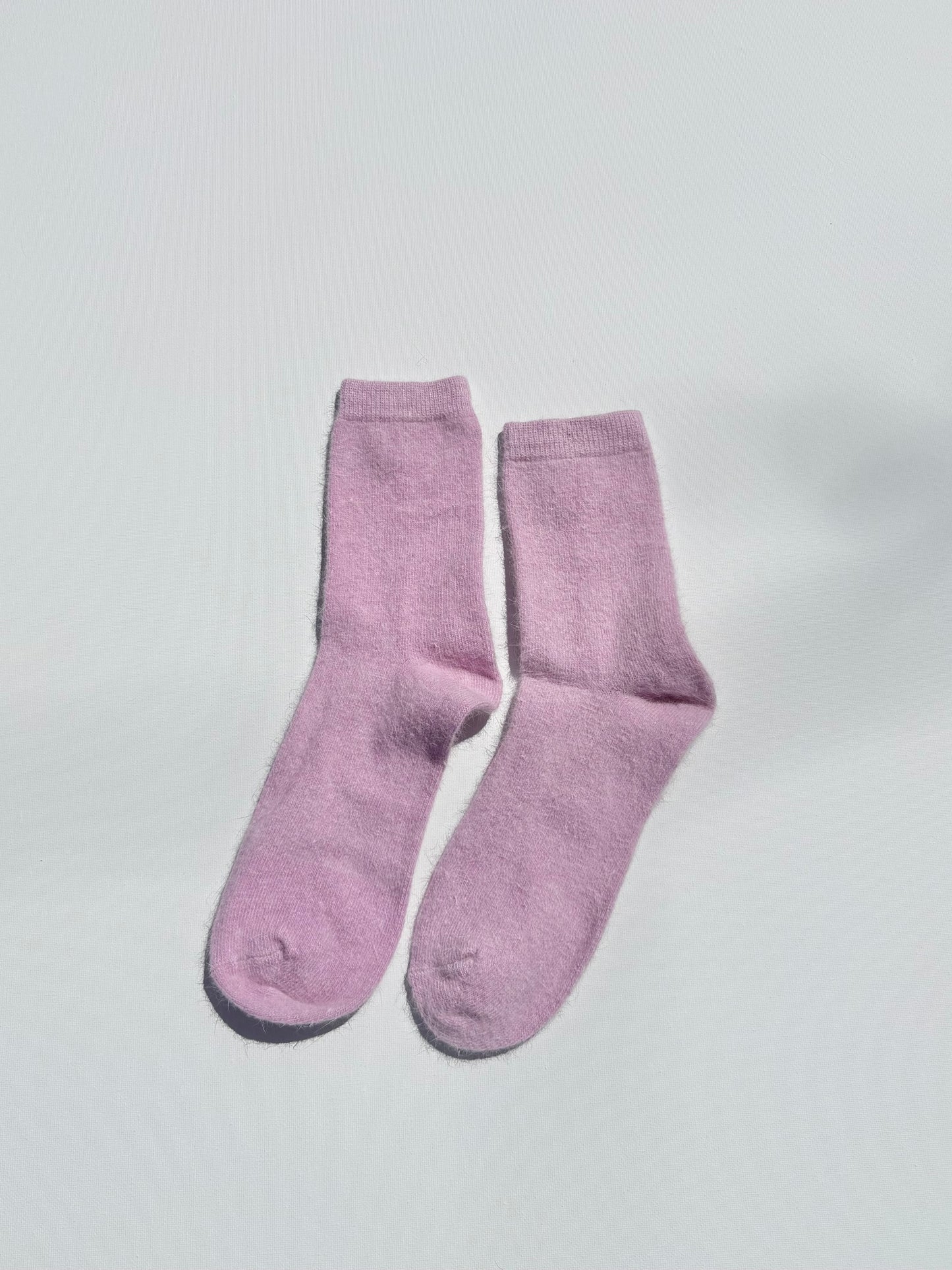 FLUFFY ANGORA SOCKS