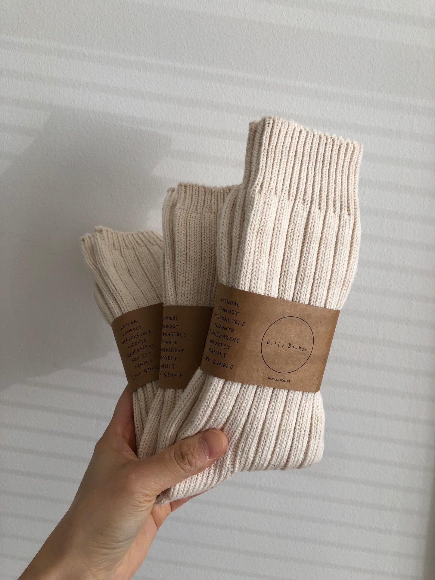 MEN’S CHUNKY RIBBED HIGH SOCKS