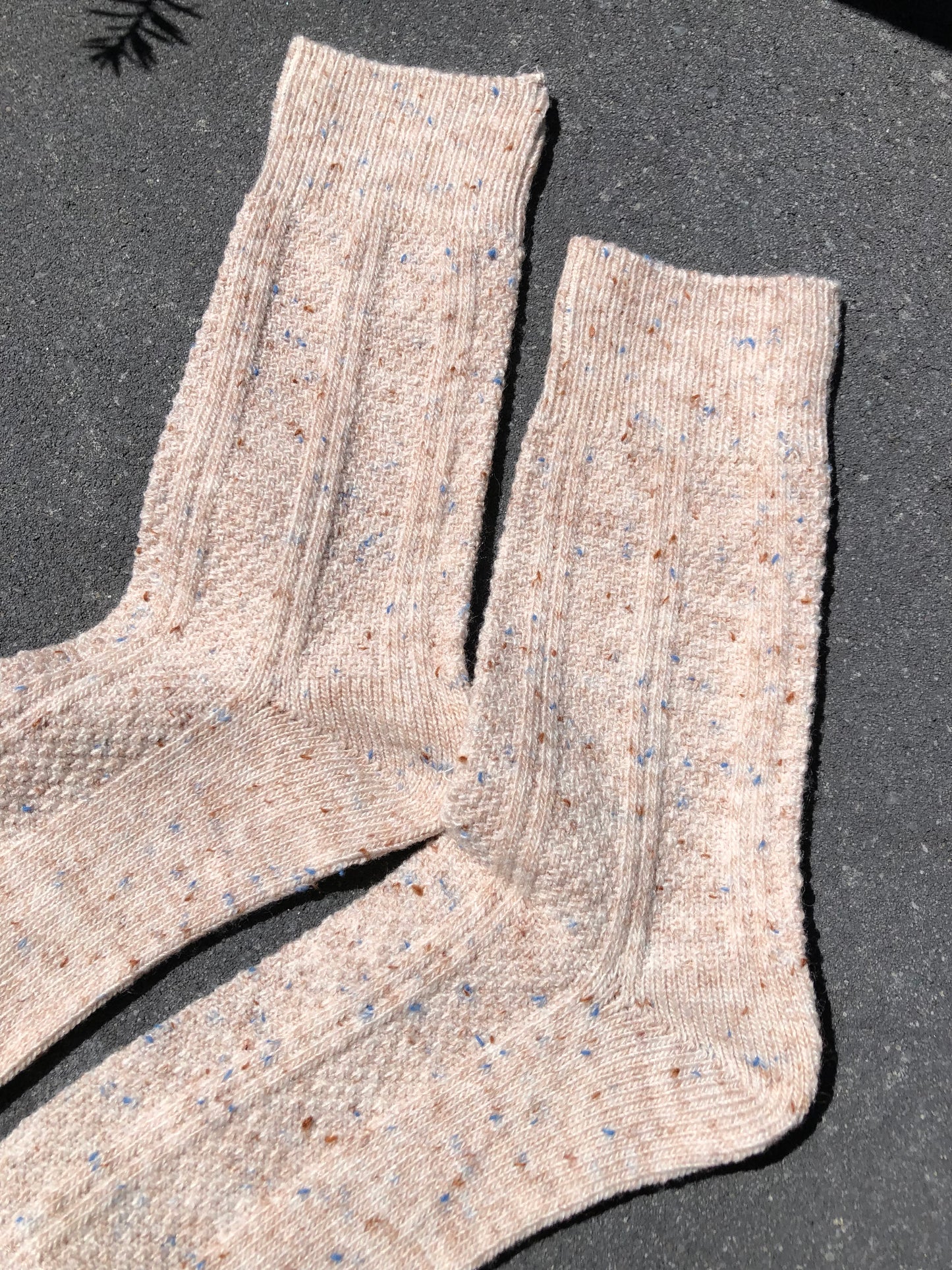 SHETLAND SPECKLE WOOL SOCKS