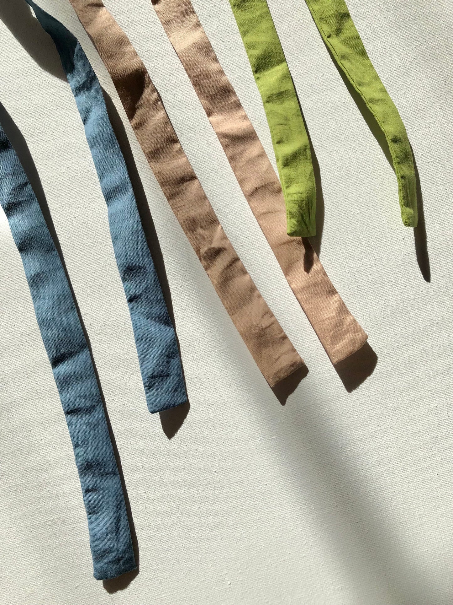 COTTON POPLIN MINI BOW SCRUNCHIES