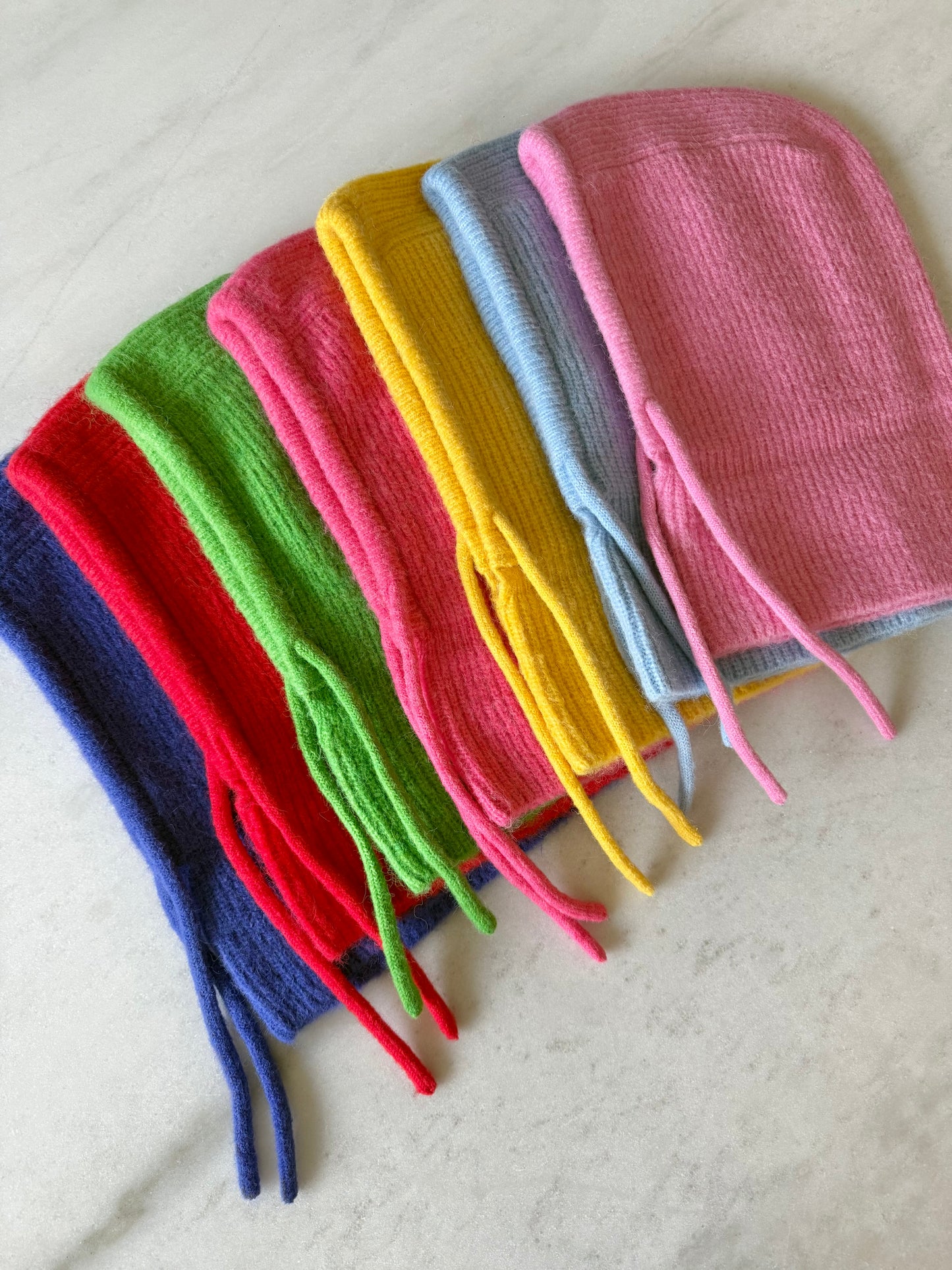 FUZZY ALPACA BALACLAVA - bright