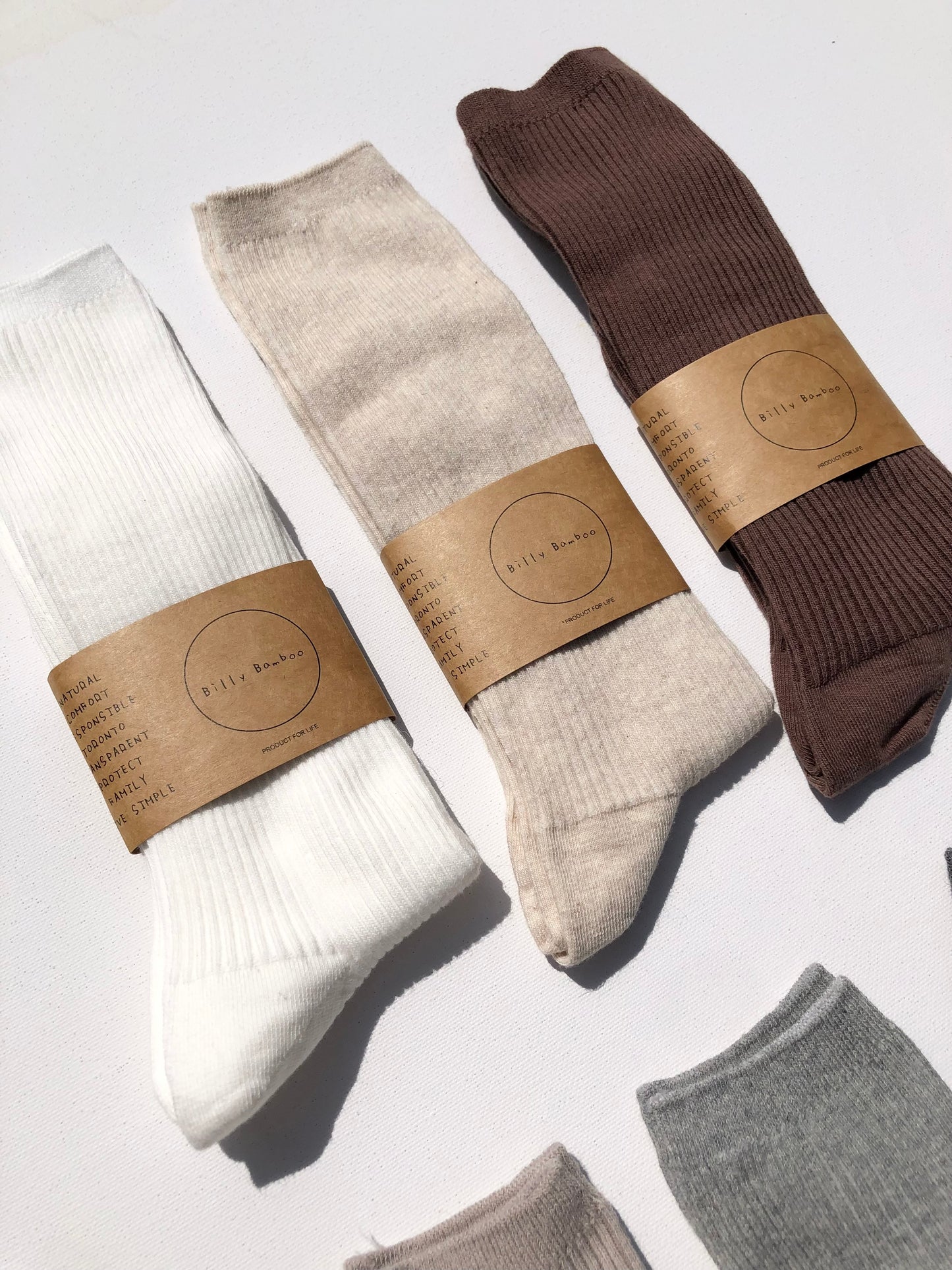 SMART HIGH COTTON SOCKS - neutral