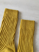 Load image into Gallery viewer, RIBBED COTTON HIGH SOCKS - pastel