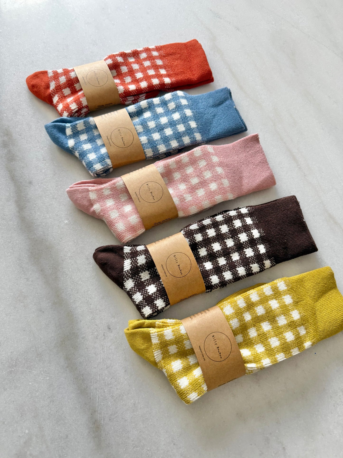 RETRO PLAID SOCKS - August 15th 2026