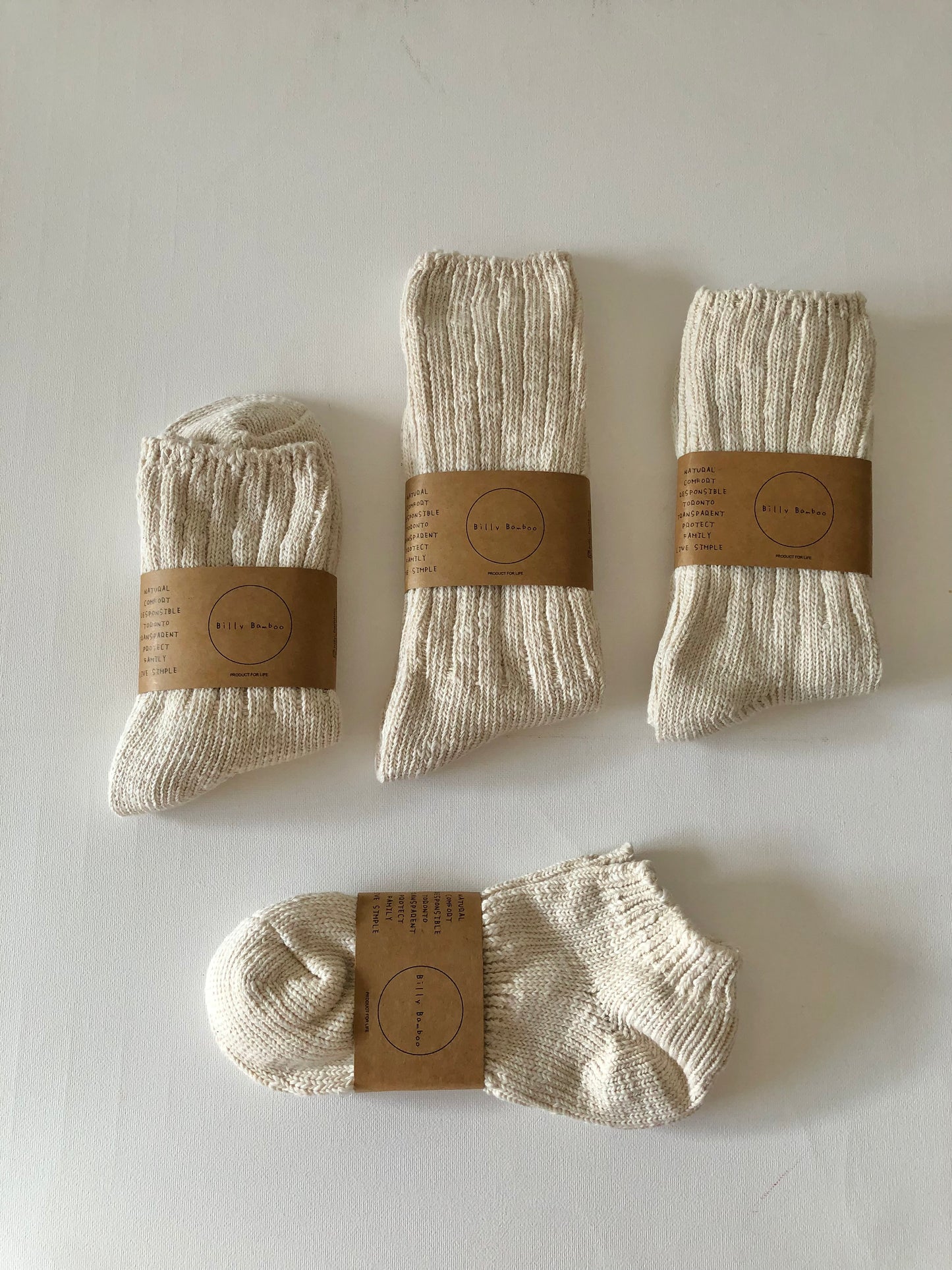 ORGANIC SLUB COTTON SOCKS