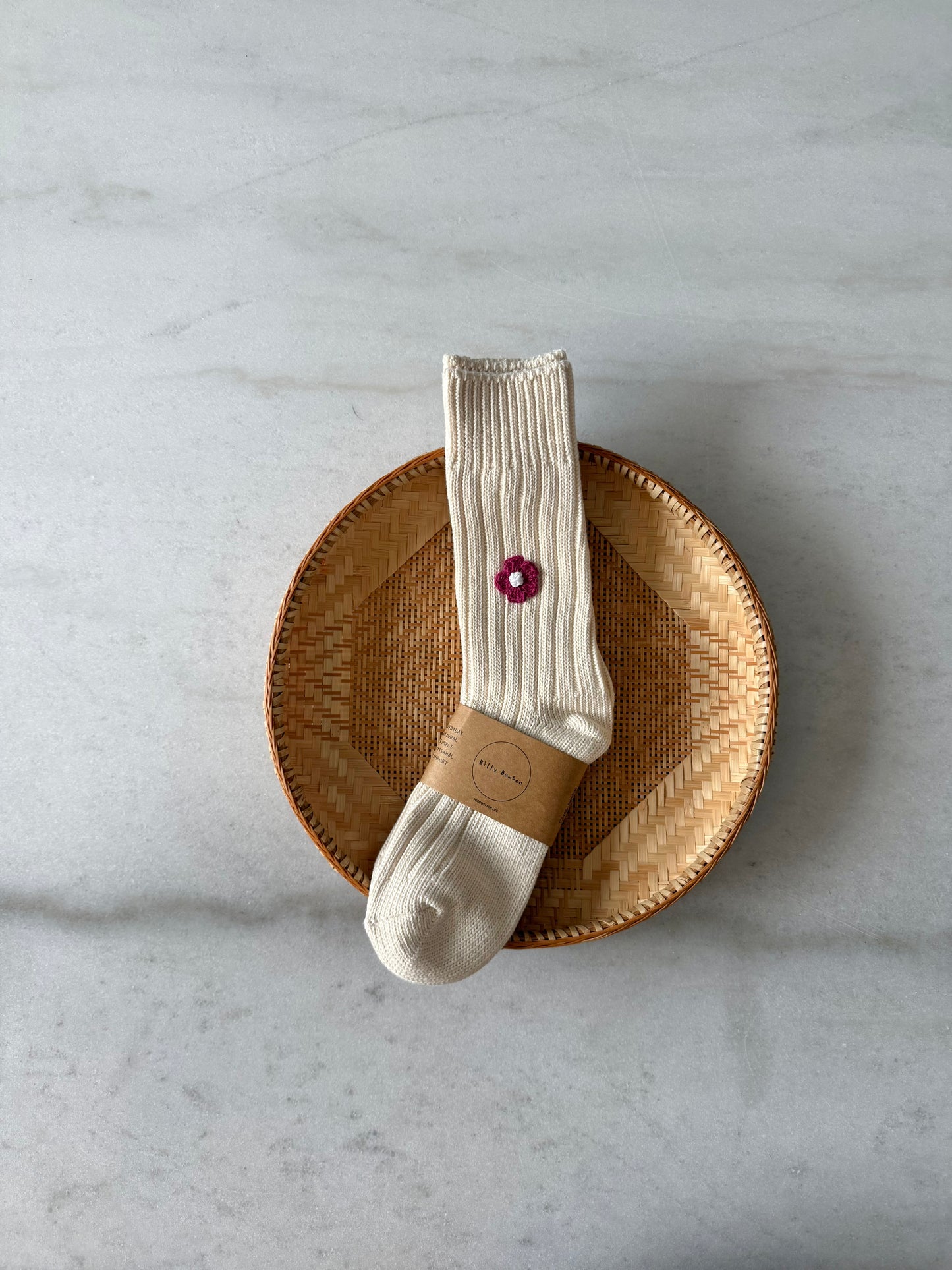 CROCHET HAPPY FLOWER SOCKS