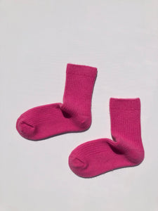 ANGORA WOOL SOCKS - crystal bright