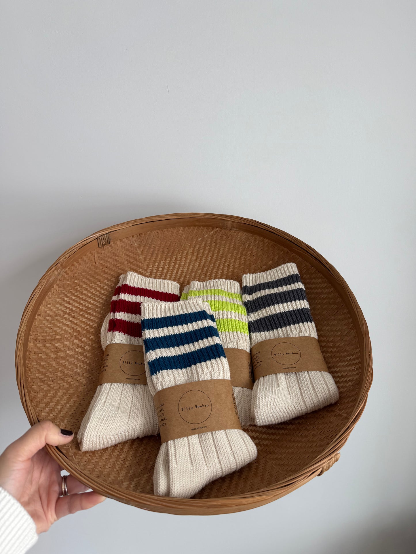 MEN’S COLLEGE STRIPE SOCKS