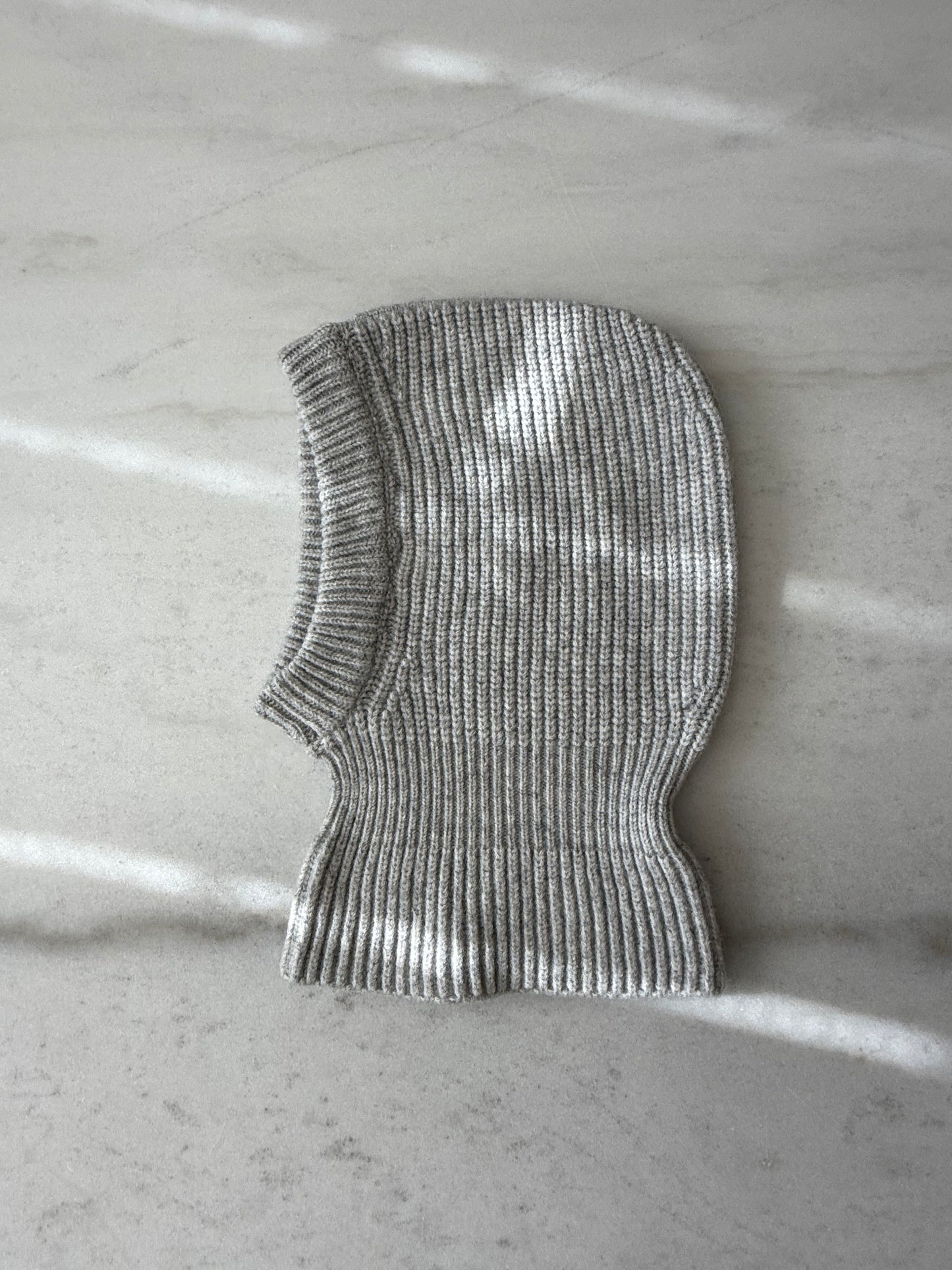 (Pre - order)CHUNKY RIB FUZZY WOOL BALACLAVA - beginning of December