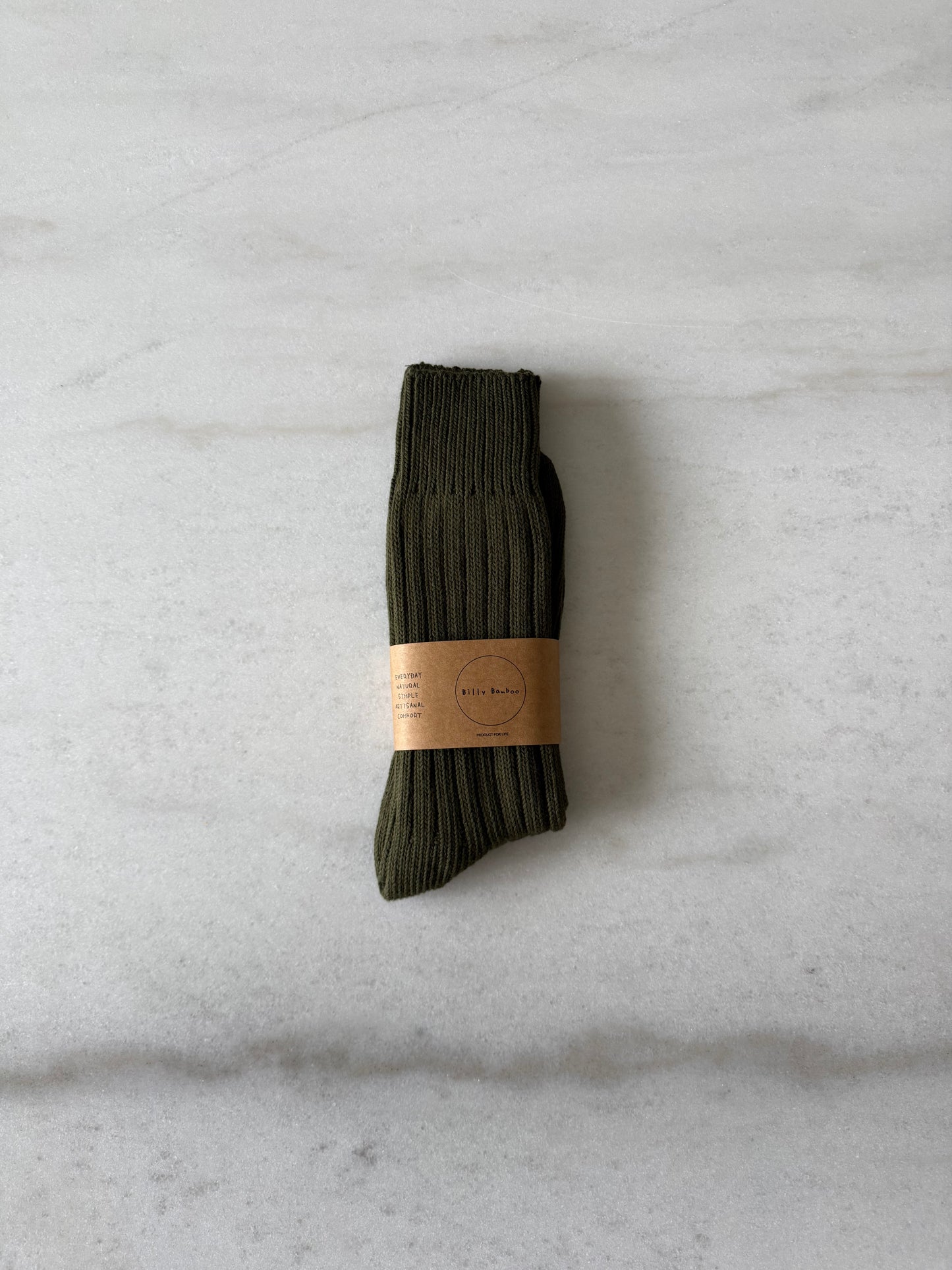 MEN’S CHUNKY RIBBED HIGH SOCKS