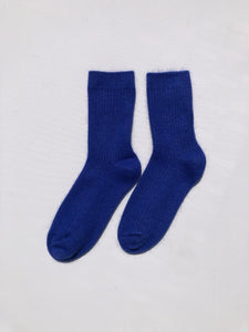 ANGORA WOOL SOCKS - crystal bright