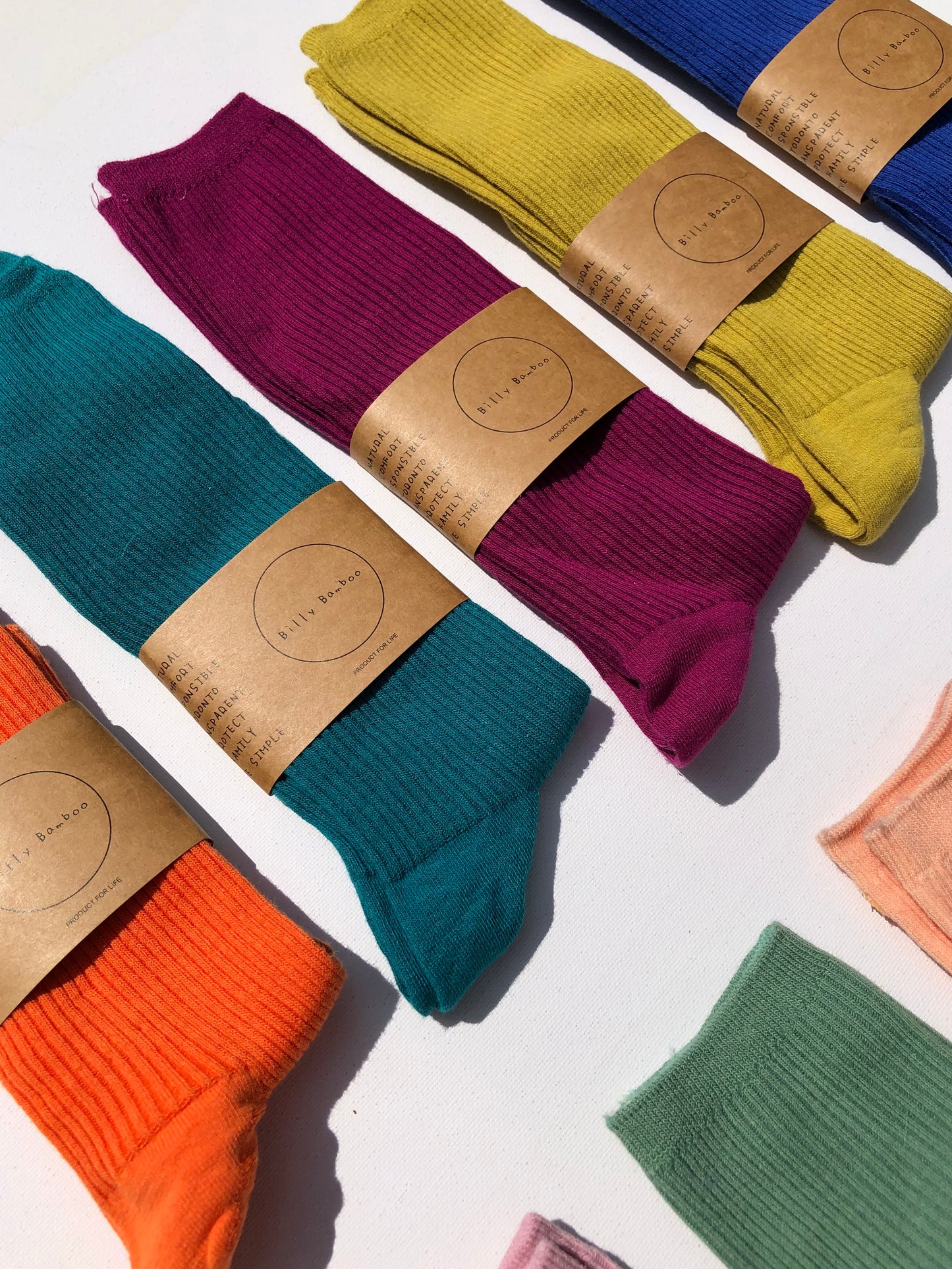 SMART HIGH COTTON SOCKS - bright